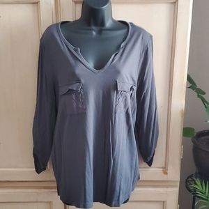 Anne Taylor Casual Wide Neck Top